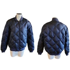 NWOT Polo by Ralph Lauren Navy Blue, Full Zip Quilted Down Puffer Jacket…